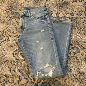Used mens Abercrombie distressed jeans